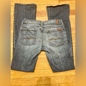 7 For All Mankind Y2K Low Rise Original Bootcut Jeans Sz 27